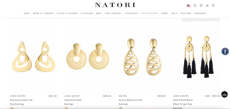 Natori's website