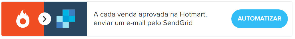 Integração entre Hotmart e Sendgrid