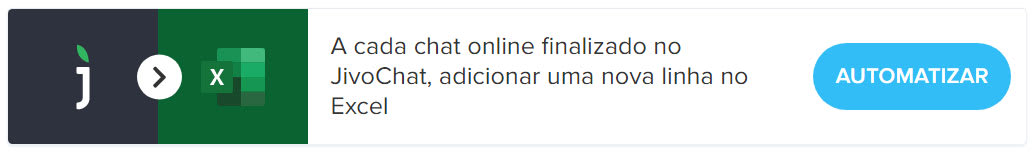 Integração entre JivoChat e Excel