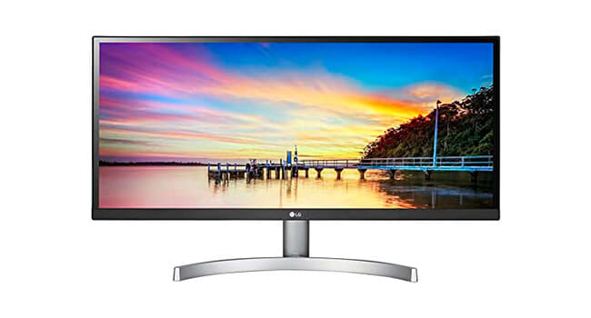 foto de um monitor para pc UltraWide da LG com 29 polegadas