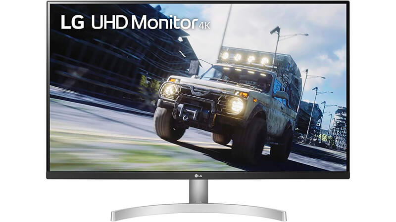 foto de um monitor LG 4K de 31.5 polegadas