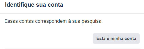 Captura da tela do Facebook