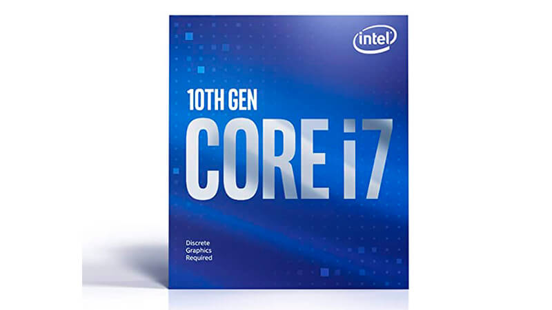 imagem da caixa do processador Intel Core i7 10700F