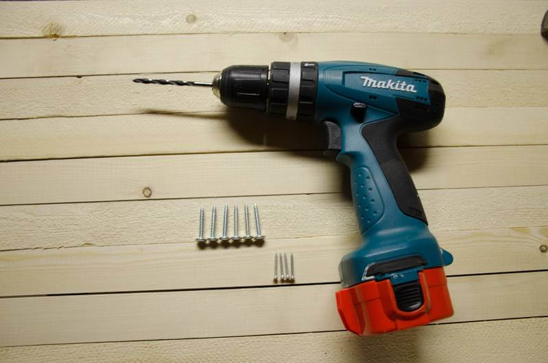 The image shows a power drill