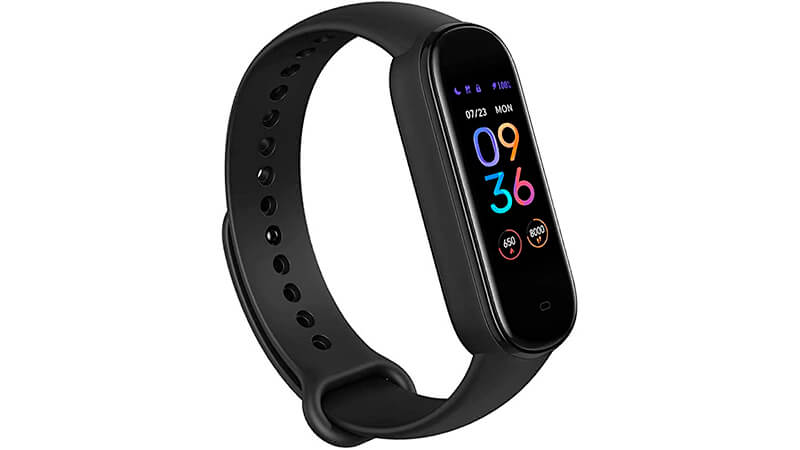 imagem de uma Smartband Amazfit na cor preta