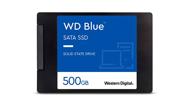 imagem de um SSD WD Blue