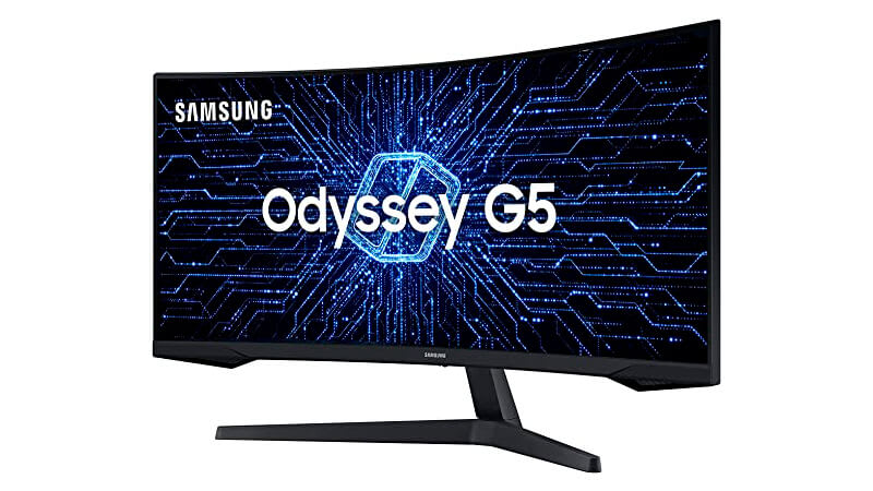 imagem de um monitor gamer Samsung Odyssey G5