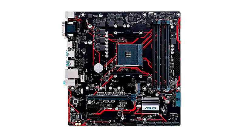 imagem de uma placa mãe Asus Prime B450