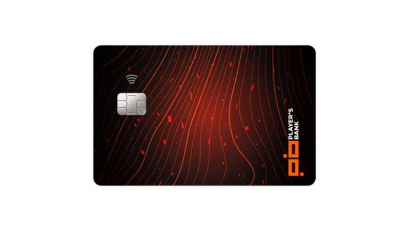 imagem de um cartão de crédito Itaú Players Bank Mastercad Platinum