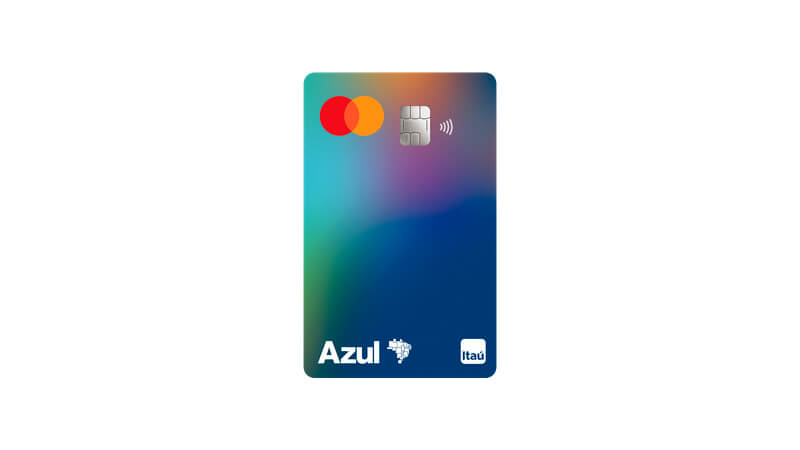 imagem do cartão de crédito Azul Itaú Mastercard Internacional