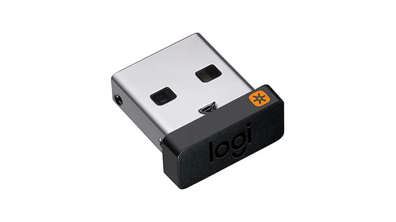 imagem de um adaptador bluetooth USB da Logitech