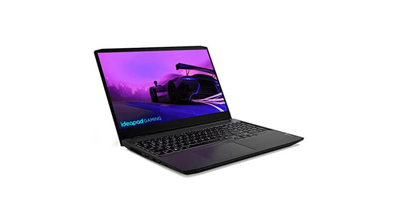 imagem de um notebook Lenovo IdeaPad Gaming 3i na cor preta