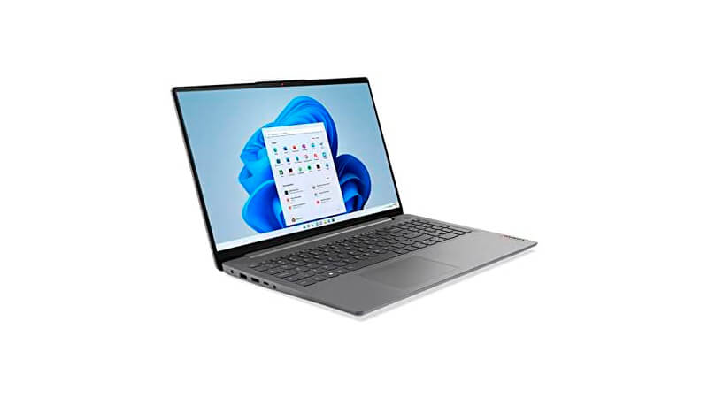 imagem de um notebook Lenovo IdeaPad S145 na cor prata