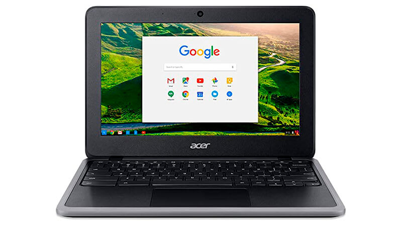 imagem de um Chromebook Acer na cor preta