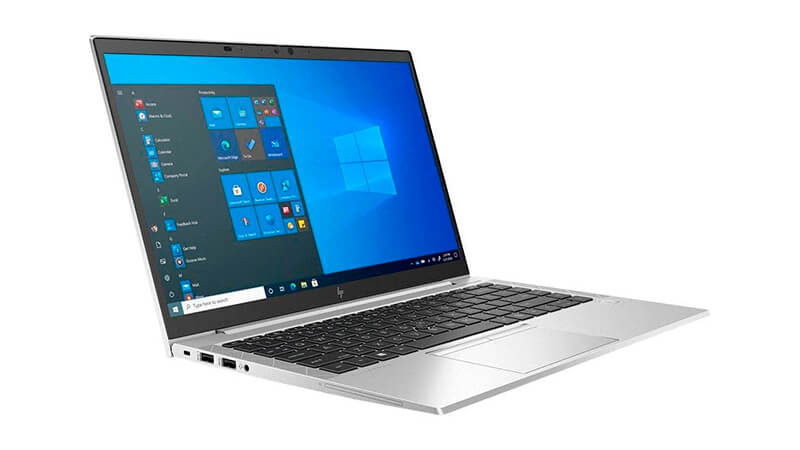 imagem de um notebook HP EB840-G8 na cor cinza