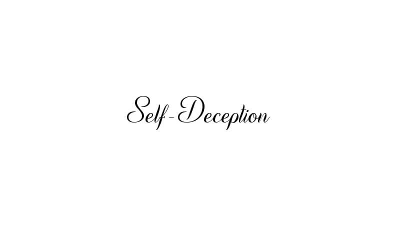 Letra Self Deception