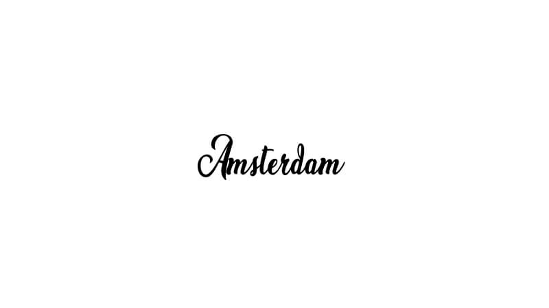 Letra Amsterdam