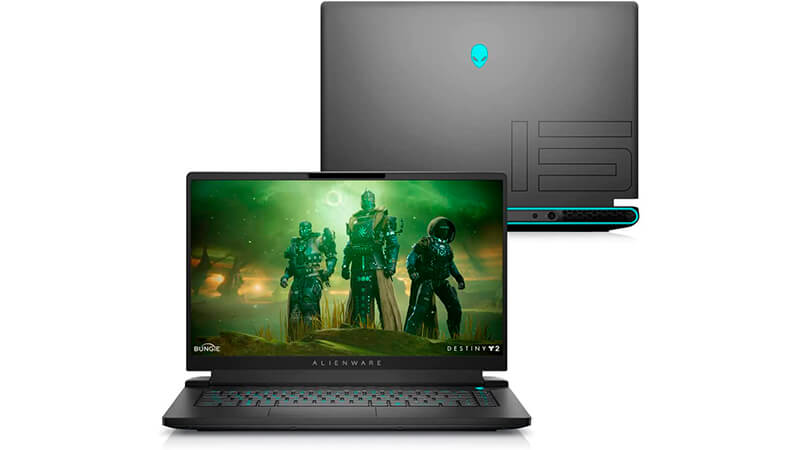 imagem de um notebook gamer Dell Alienware M15 R7