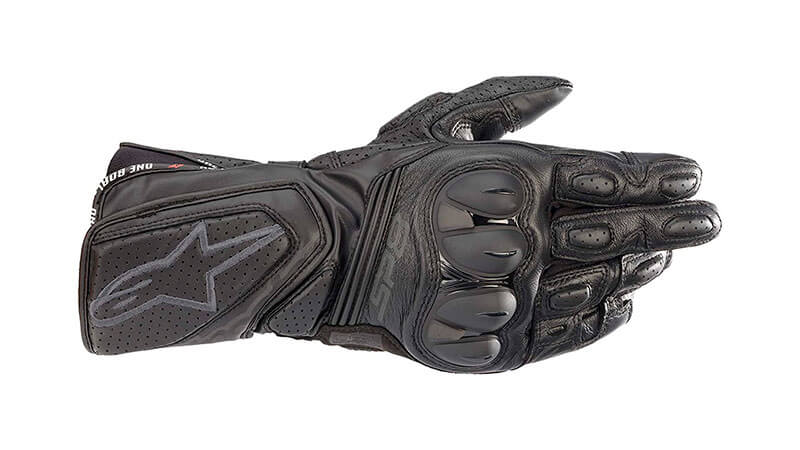 imagem de uma luva de motoqueiro Alpinestars SP 8 V3 na cor preta