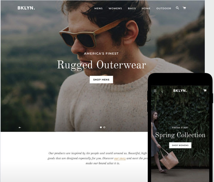 Template de site Brooklyn