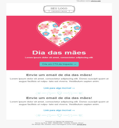 Exemplo de e-mail marketing da RD Station