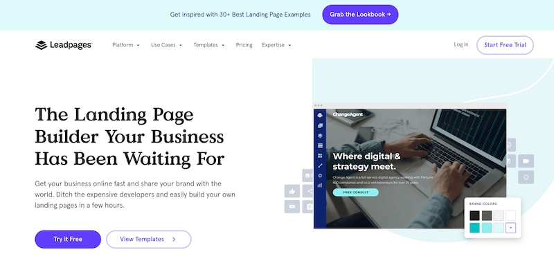 LeadPages landing page builder