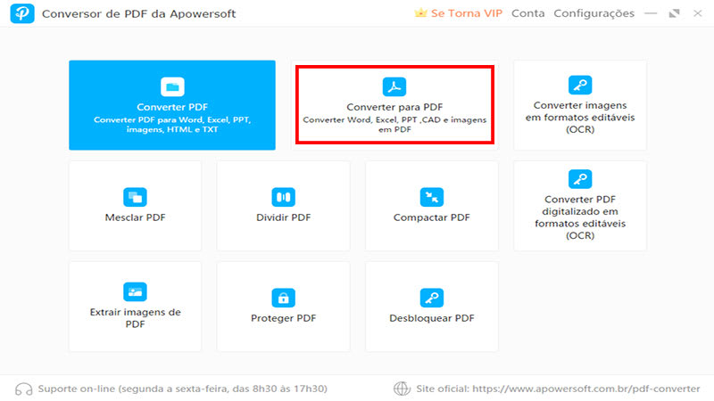 Captura de tela do Apowersoft