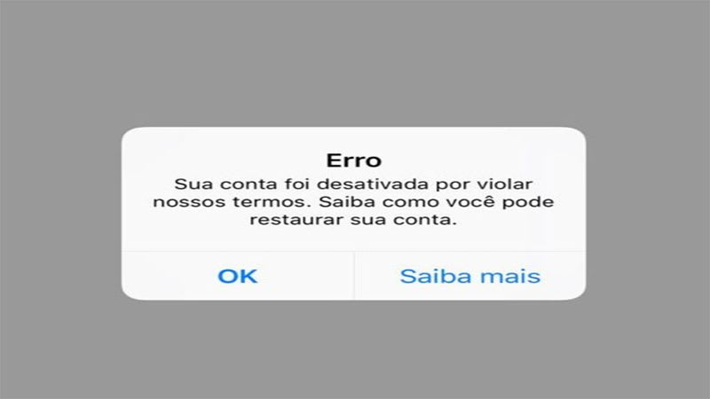 Captura de tela do Instagram