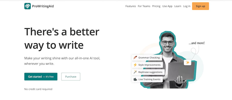 ProwritingAid home page