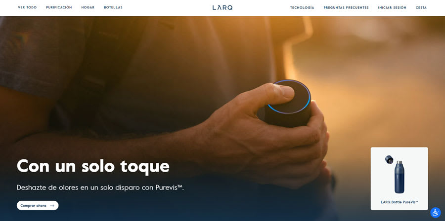 LARQ home page