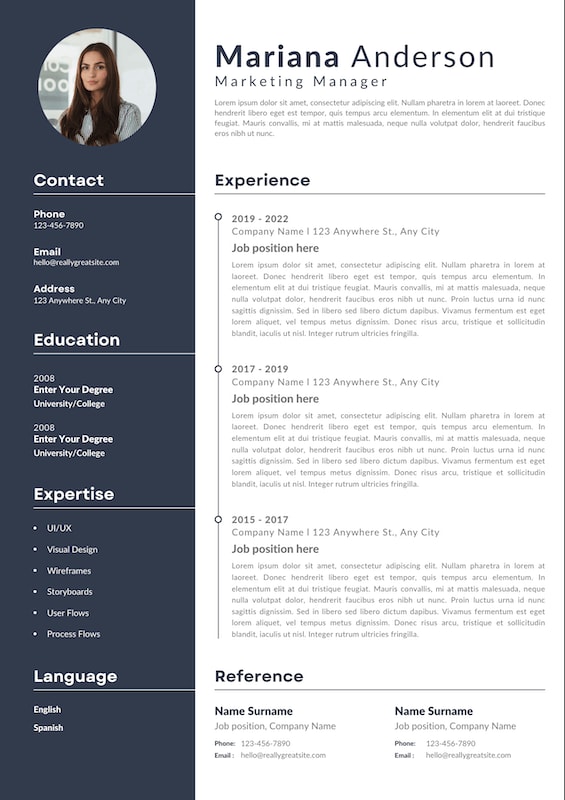 Mariana Anderson CV