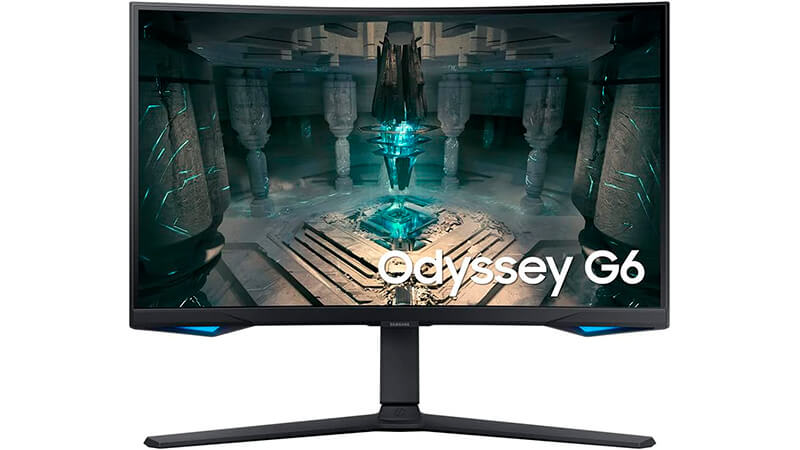 imagem de um monitor curvo de 27 polegadas da Samsung