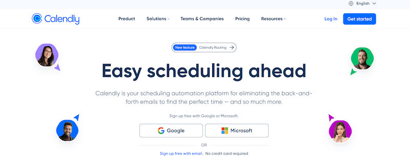 Calendly page