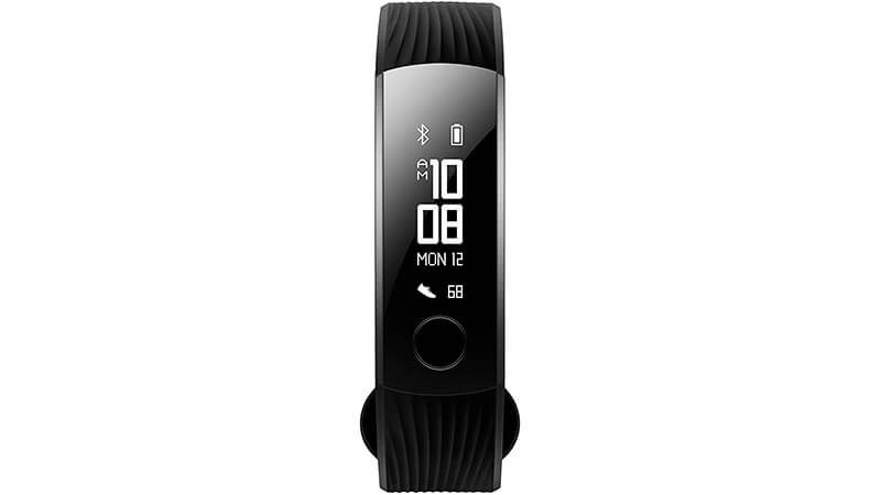 imagem de uma Huawei Honor Band 3 na cor preta