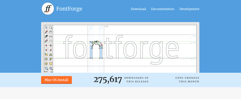 FontForge home page