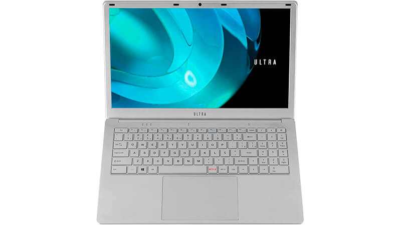 imagem de um notebook Multilaser Ultra na cor cinza