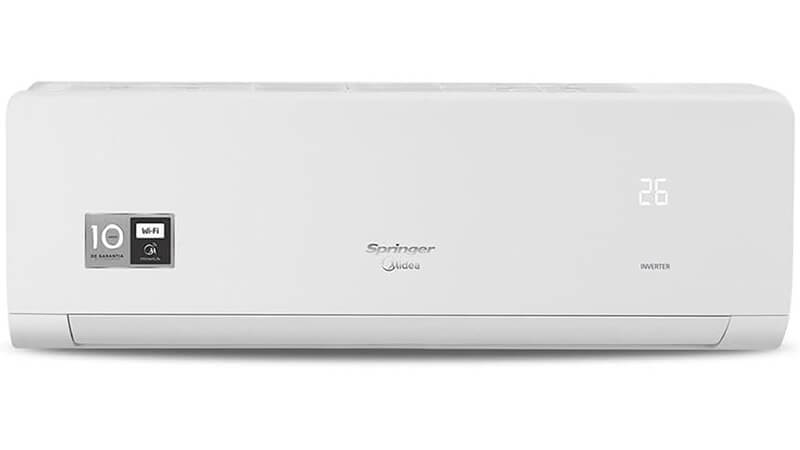 foto de um ar condicionado Midea Springer Xtreme na cor branca