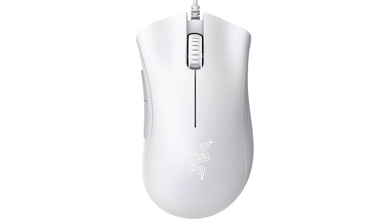 imagem de um mouse DeathAdder Essential na cor branca