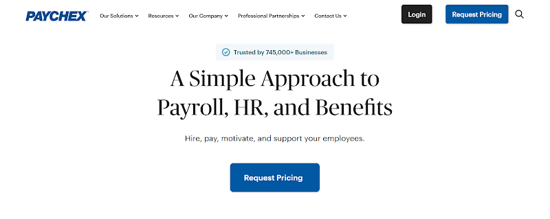 Paychex website