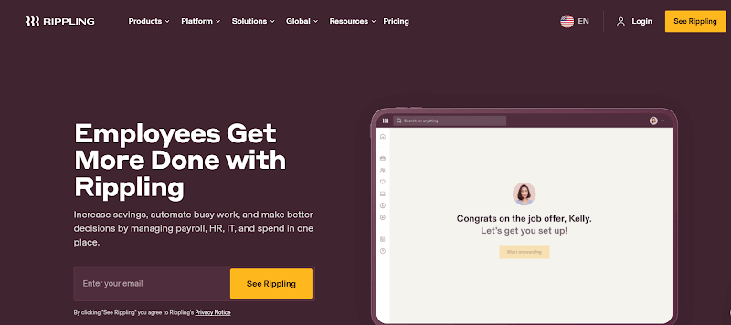 Rippling website
