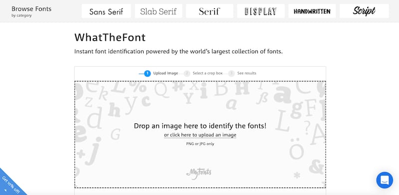 app to identify fonts