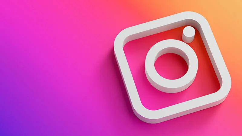 Logotipo em 3D do Instagram