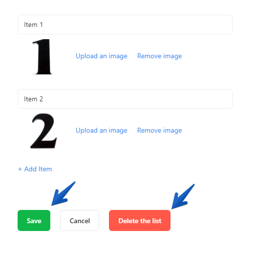 How to use the List Picker
