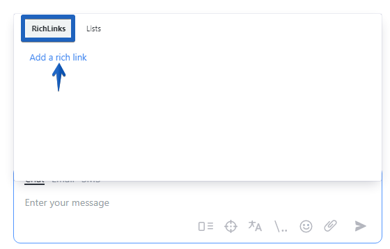How to use Rich Links