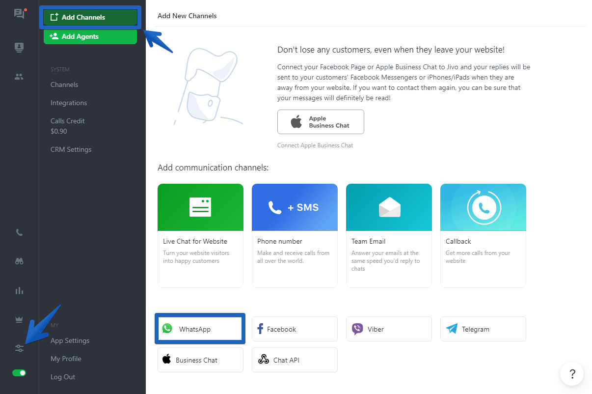 How to connect WhatsApp Business via Twilio