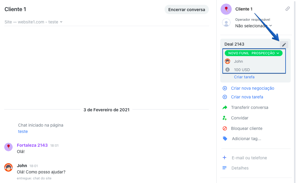 Como adicionar um cliente à um funil de vendas existente Como adicionar um cliente à um funil de vendas existente