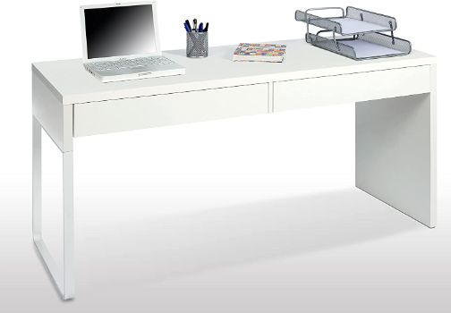 Mesa de escritorio Tresa con soporte para monitor – Zinus