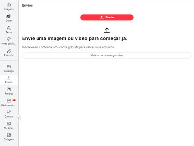 Botão grave a si mesmo do Canva