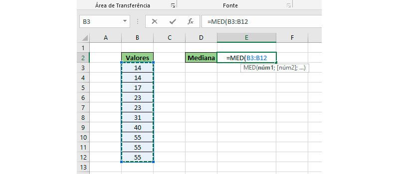 Como Calcular Média No Excel 3200