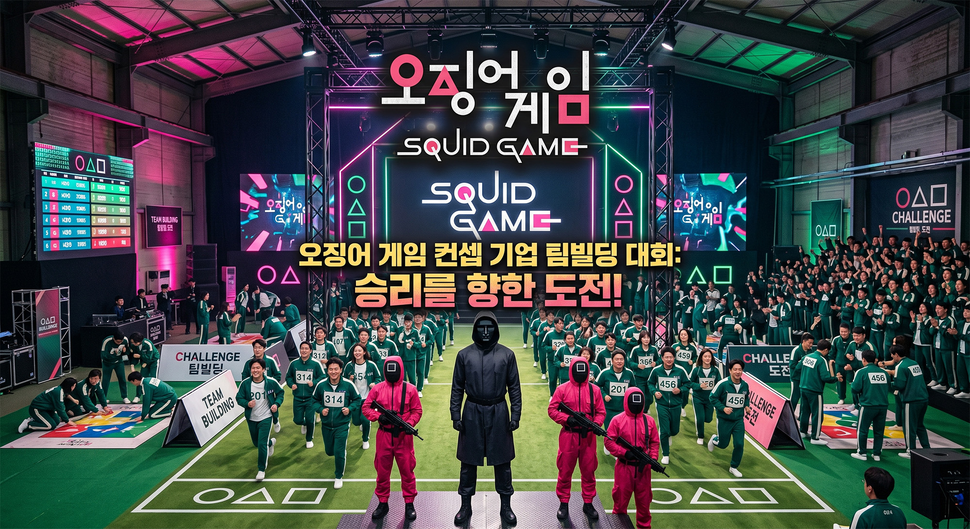 [팀빌딩] 행운과 전략이 필요한, 오징어게임 행사 이미지 1